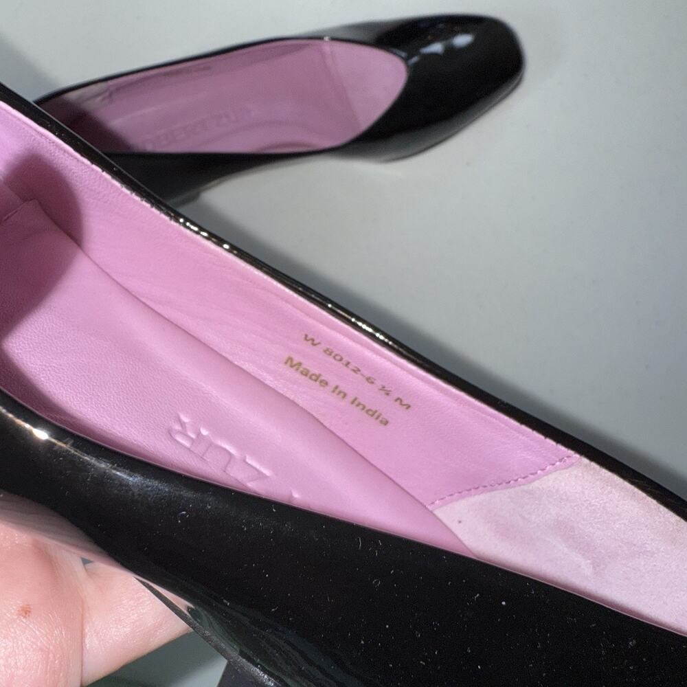 Robert Zur Women’s Madelyn Black Patent Leather Size 6.5 - Picture 7 of 7